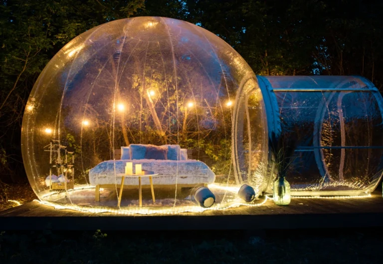 bubble tents glamping