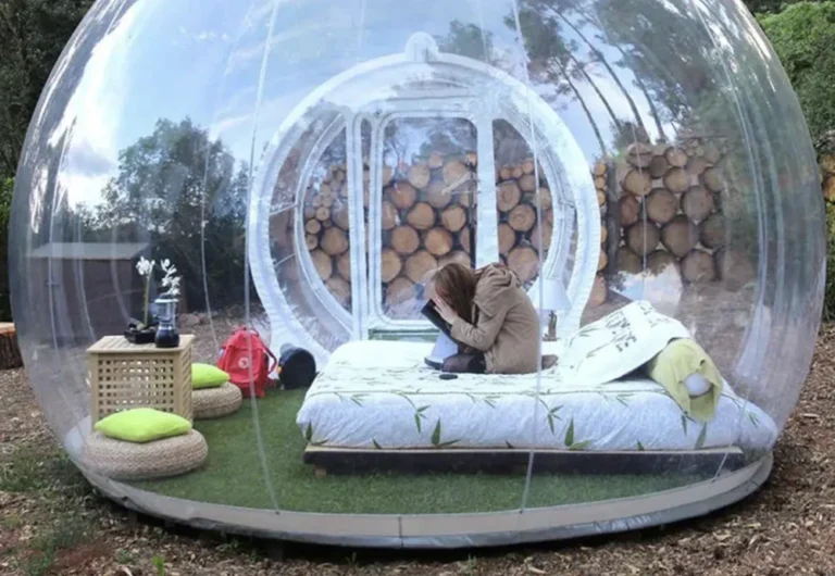 invisible bubble tent